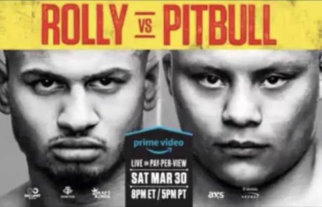 Fight poster showing Rolando Romero and Isaac Cruz in various poses.