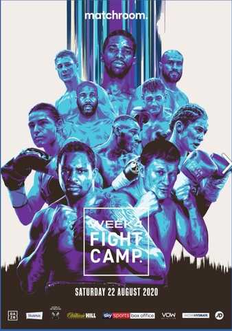 Fight poster showing Dillian Whyte and Alexander Povetkin in various poses.