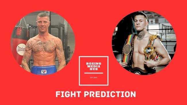 Fight poster showing Mark Chamberlain and Gavin Gwynne in various poses.