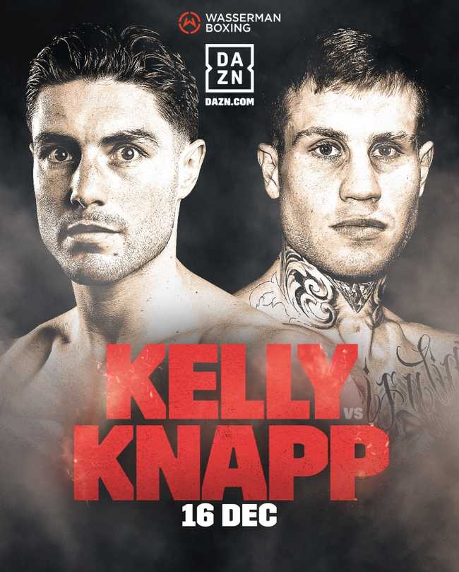 Fight poster showing Josh Kelly and Placido Ramirez in various poses.